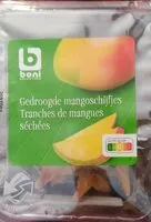 Mängden socker i Tranches de mangues séchées