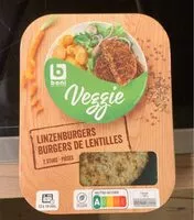 Mängden socker i Burgers de lentilles veggie