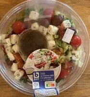 Mängden socker i Salade à la grecque avec conchigliette rigate