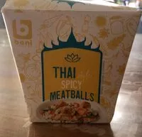 Mängden socker i Thai spicy meatballs