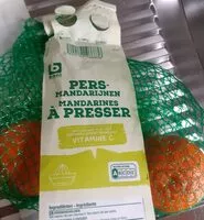 Mängden socker i Mandarines à presser