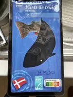 Mängden socker i Filets de truite FUMÉS