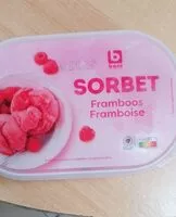 Mängden socker i Sorbet ramboise