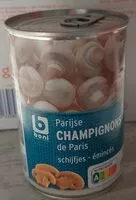 Mängden socker i Champignons de Paris