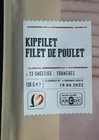 Mängden socker i Filet de poulet