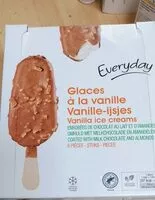 Mängden socker i Glaces à vanille