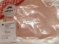 Mängden socker i Filet dinde nature