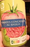 Mängden socker i Tomates concassées au basilic