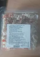 Mängden socker i Salade de riz aux légumes