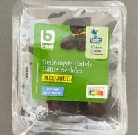 Mängden socker i Dattes séchées