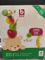 Mängden socker i Compote multifruits