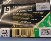 Mängden socker i Bruschettas