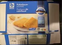 Mängden socker i Portion cabillaud