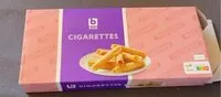 Mängden socker i Biscuits Cigarettes