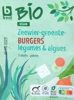 Mängden socker i Burgers légumes & algues