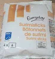 Mängden socker i Surimisticks