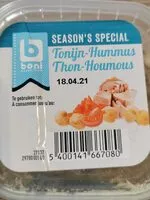 Mängden socker i Season's special thon houmous