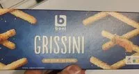 Mängden socker i Grissini