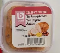 Mängden socker i Salade Roti de porc salsa