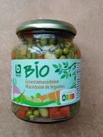 Mängden socker i Macédoine de legumes