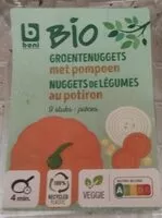 Mängden socker i Nuggets légumes potiron