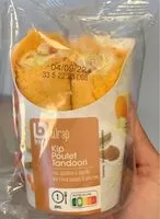 Mängden socker i Wrap poulet tandoori aux choux pointus & poivrons