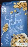 Mängden socker i cereal flakes au chocolat noir