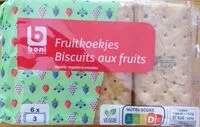 Mängden socker i Biscuits aux fruits