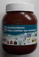 Mängden socker i Pâte à tartiner aux noisettes