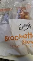 Mängden socker i Brochettes