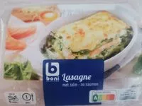 Mängden socker i Lasagne au saumon fumé et aux épinards