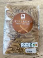 Mängden socker i Penne Rigate au blé complet