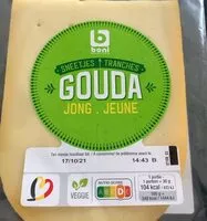 Mängden socker i Gouda Jeune
