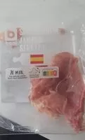 Mängden socker i Serranoham, boni selection
