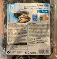 Mängden socker i Moules fraîches de Zélande