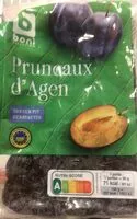 Mängden socker i Pruneaux d’Agen