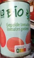 Mängden socker i Tomates pelées bio
