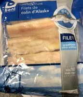 Mängden socker i Filet de colin d’Alaska