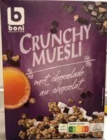 Mängden socker i Crunchy Muesli met chocolade