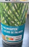 Mängden socker i Coeurs de palmier