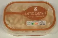 Mängden socker i Crème glacée caramel beurre salé