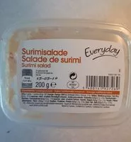 Mängden socker i Salade de surimi