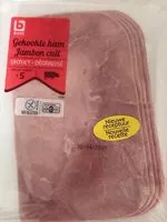 Mängden socker i Jambon cuit
