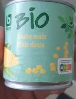 Mängden socker i Mais doux