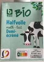 Mängden socker i Lait demi ecrémé bio