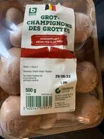 Mängden socker i Champignons des grottes