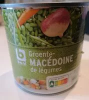 Mängden socker i Macédoine de légumes