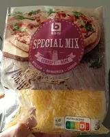 Mängden socker i Fromage râpé Spécial Mix