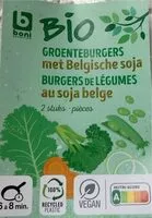 Mängden socker i Burgers de Légumes au soja belge