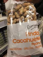 Mängden socker i Cacahuètes grillées